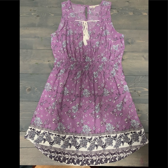 indulge Dresses & Skirts - Indulge Lilac boho dress